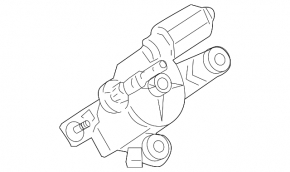 Rear wiper motor for Mazda3 MPS 09-13