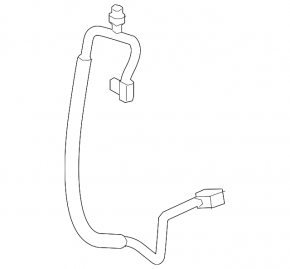 Air conditioning tube condenser-compressor Ford Fiesta 11-19 1.6