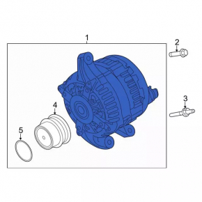Generator Lincoln MKC 15 - clutch jammed, plastic broken