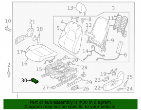 Mazda CX-5 17 Driver's Seat Control Unit - Memory