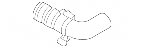 Lower cooling pipe second Ford Explorer 20- 2.3T