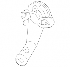 Thermostat housing VW Beetle 12-19 2.5 front
