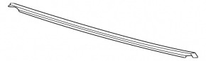 Molding door-glass center rear left Volkswagen ID.4 23-25 black