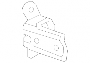 Upper rear left door hinge Buick Encore 13-19