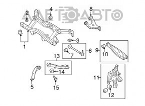 Rear right transverse control arm for Subaru Crosstrek 13-17