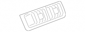 Cadillac CTS 14- Center Console Air Vent Deflector