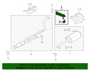 Intake pipe Hyundai Elantra UD 11-16 1.8
