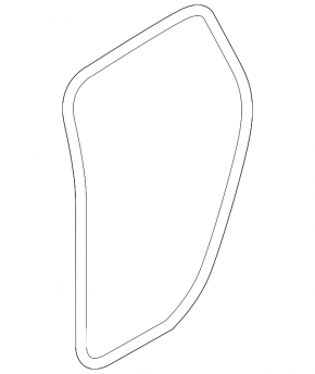 Door seal rear left Volvo XC90 16-23