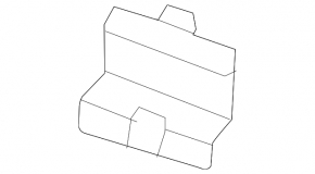 Front bumper tow hook cap upper VW Atlas 21-23 structure