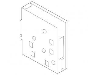 Radio amplifier unit Audi A6 C7 12-18
