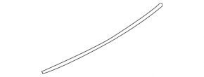 Rear bumper center molding for Audi Q7 4L 10-15 chrome