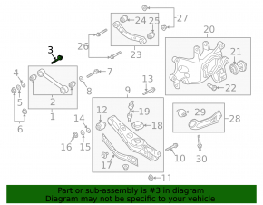 Kia Optima camber bolt 16-80mm