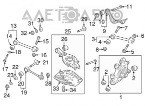 Kia Optima camber bolt 16-80mm