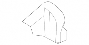 Wing bracket left upper VW Golf 15-21