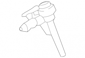Rear windshield washer nozzle BMW X3 G01 18-21