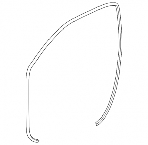 Door seal front left Lexus CT200h 11-17 worn