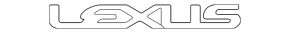 Lexus emblem on the trunk door of a 1998-2003 Lexus RX300