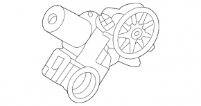 Rear left window lift motor Toyota Sienna 21-25