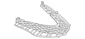 Front bumper grille right Genesis GV60 23-25
