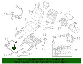 Occupant Sensor Nissan Murano z52 15-24