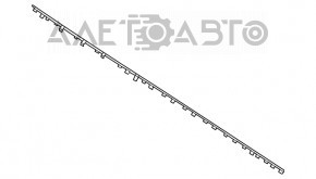Right threshold molding Porsche Taycan 19 - abrasion