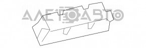 Ceiling light rear left Mercedes GLC 16-22 without panorama, beige