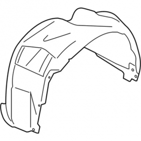Front right mudguard Ford Mustang mk6 18-rest