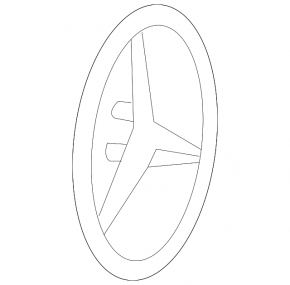 Mercedes emblem trunk lid Mercedes CLA 14-19 chips