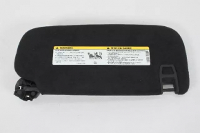 Left visor Jeep Grand Cherokee WK2 16-21 black