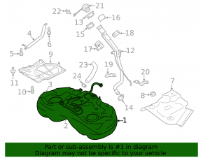 Fuel tank Subaru Forester 19- SK
