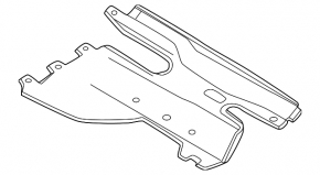 Underbody protection rear right VW Tiguan 18-24 FWD