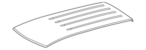 Metal roof for Toyota Highlander 2008-2013 without sunroof