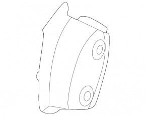 Inner left trunk opening trim for Subaru Forester 25-26
