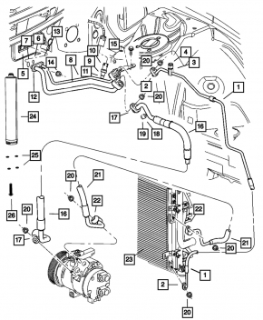 Dodge Charger 11-A/C Heater Valve