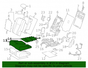 Rear seats, 2nd row, Lexus RX350 RX450h 16-19 with airbag, manual, gray leather