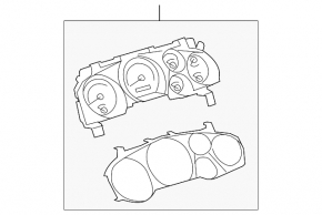 Instrument cluster for Toyota Sequoia 2008-2009