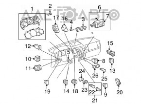 Instrument cluster for Toyota Sequoia 2008-2009