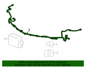 Chevrolet Volt 16 front bumper wiring for parking sensors and daytime running lights