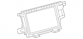 Monitor, display, navigation Lexus ES300h ES350 13-18 scratch on the screen