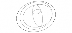 Toyota Prius 2009 tailgate emblem