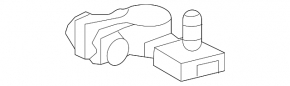 Terminal negative battery Lexus RX350 10-15