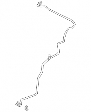 Long air conditioning hose, iron, Nissan 350z
