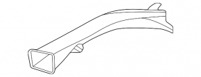 Right brake cooling duct for Porsche Taycan 20-26