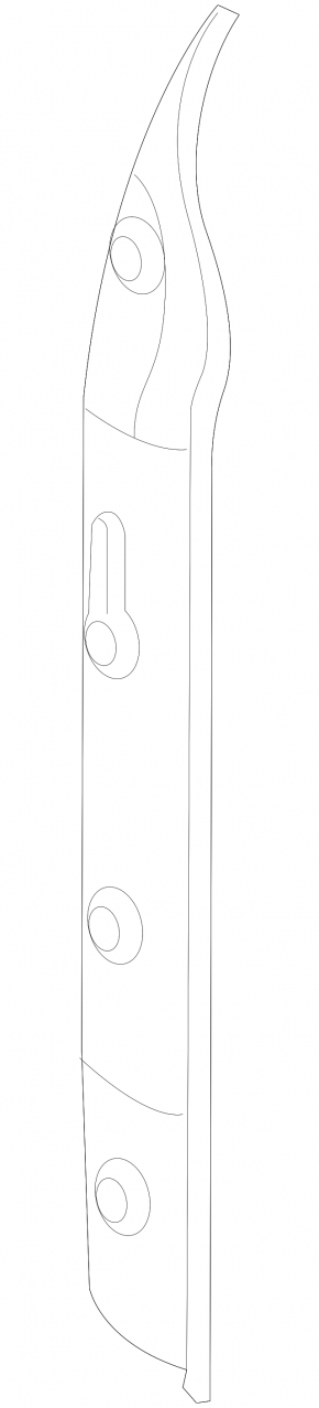 Left door-wing seal for Mercedes GLA 15-20
