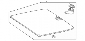 Black trunk floor for Mercedes X247 GLB 20-26
