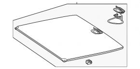 Black trunk floor for Mercedes X247 GLB 20-26