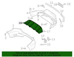 Mercedes GLC 300 20-22 AMG rear bumper lower lip trim