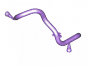 Low pressure fuel pipe Ford Escape MK3 13- on the high pressure fuel pump