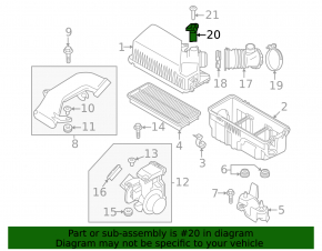 Air flow meter Mazda CX-5 17-