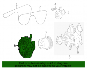 Lexus LX 22-26 viscous coupling